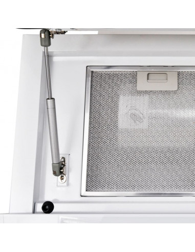 Cappa in Vetro Temperato Bianca 600 mm