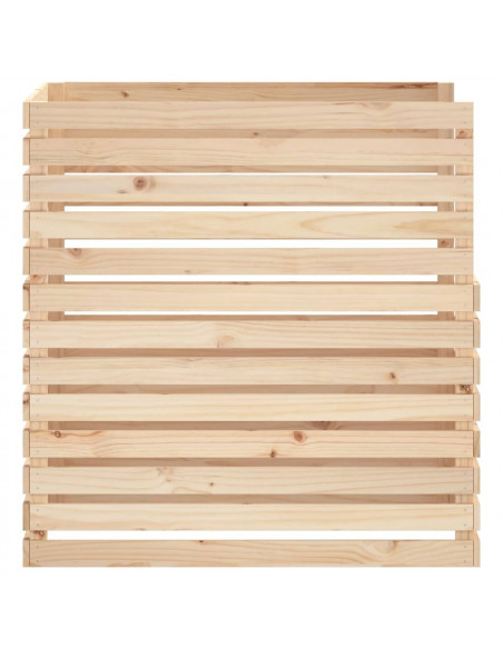 Compostiera 100x100x102 cm in Legno Massello di Pino