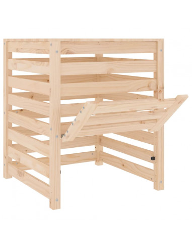 Compostiera 63,5x63,5x77,5 cm in Legno Massello di Pino