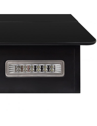 Cappa in Vetro Temperato con Display 600 mm Nera