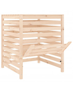 Compostiera 82,5x82,5x99,5 cm in Legno Massello di Pino