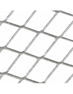 Compostiera da Giardino 100x100x77 cm in Ferro Zincato