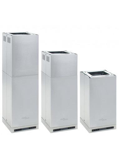 Cappa a Isola con Display LCD e Sensore Touch 756 m³/h LED