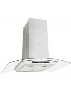 Cappa a Isola 90cm con Display LCD e Sensore Touch 756 m³/h LED 2