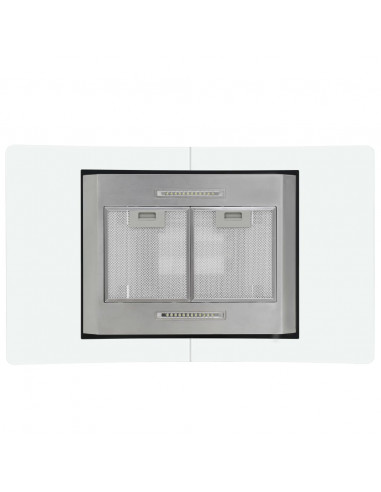 Cappa a Isola 90cm con Display LCD e Sensore Touch 756 m³/h LED