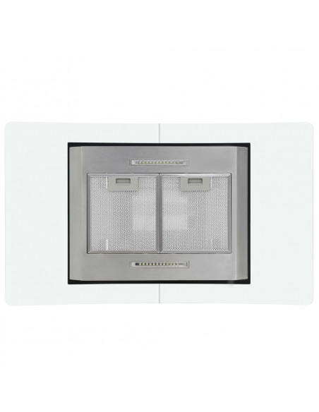 Cappa a Isola 90cm con Display LCD e Sensore Touch 756 m³/h LED