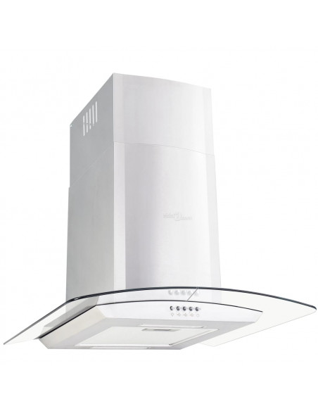 Cappa Aspirante a Muro 60 cm Acciaio Inossidabile 756 m³/h LED