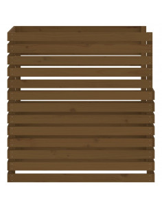 Compostiera Miele 100x100x102 cm in Legno Massello di Pino