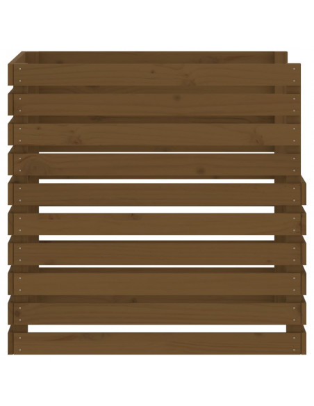 Compostiera Miele 80x80x78 cm in Legno Massello di Pino