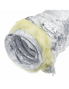 Condotto di Ventilazione Isolato in Alluminio 6m Ø10cm