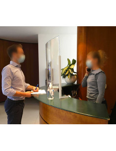 CONFCARE BARRIERA PARAFIATO FLESSIBILE 100X100 SPESSORE 0,5MM + KIT DI MONTAGGIO