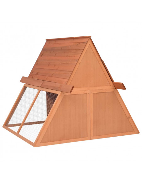 Conigliera 152x127x109,5 cm in Legno Massello di Abete
