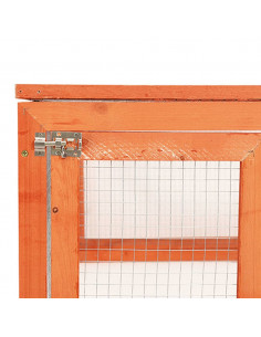 Conigliera 183x90x46,5 cm in Legno Massello di Abete