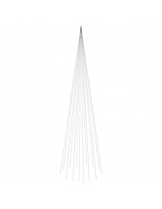 Albero di Natale Pennone Bianco Freddo 1134 LED 800 cm 2