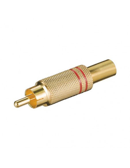 Connettore audio Goobay 11280 Iadap Rca Mr Gold e Red Gold e Red