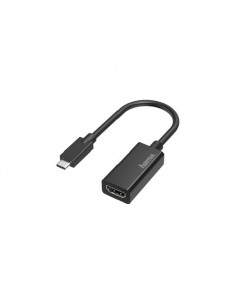 Connettore computer Hama 00200315 Adapter Usb C HDMI Black Black