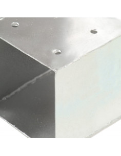 Connettore per Pali a Forma di T in Metallo Zincato 71x71 mm