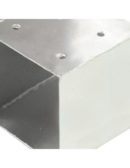 Connettore per Pali a Forma di T in Metallo Zincato 91x91 mm