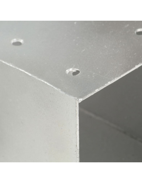 Connettore per Pali a Forma di X in Metallo Zincato 101x101 mm