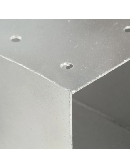 Connettore per Pali a Forma di X in Metallo Zincato 81x81 mm