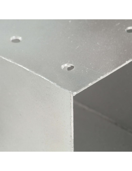 Connettore per Pali a Forma di X in Metallo Zincato 91x91 mm