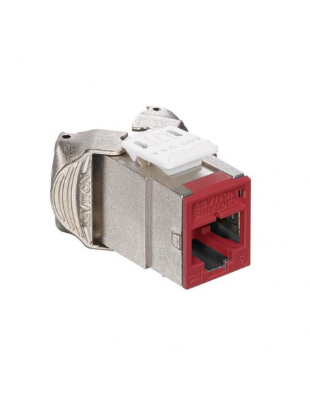 Connettore Schermato Atlas-X1 Cat 6 Jack Tool-free - Dark Red