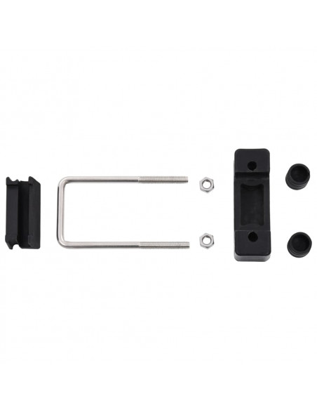 Connettori a U in Plastica per Pali Recinzione 60x40mm 25 Set