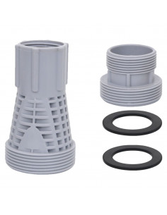 Connettori per Tubo Flessibile per Piscina 2 pz in Plastica