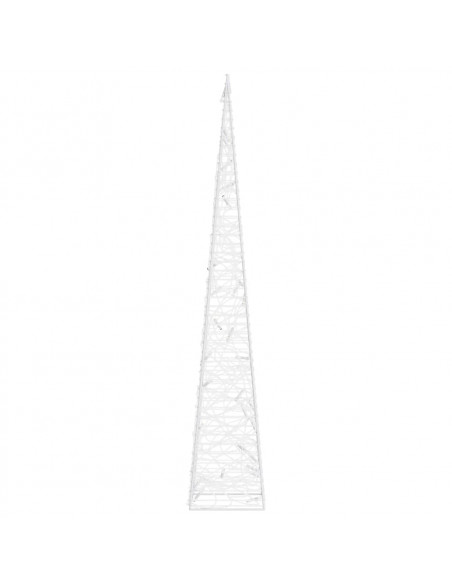Cono di Luce LED Decorativo Acrilico Blu 60 cm