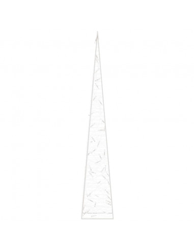 Cono di Luce LED Decorativo Acrilico Blu 90 cm