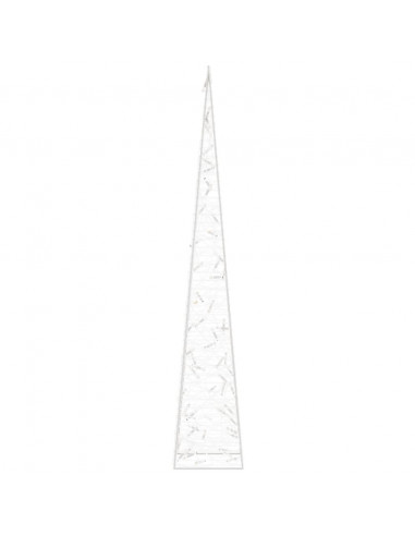 Cono di Luce LED Decorativo Acrilico Multicolore 120 cm