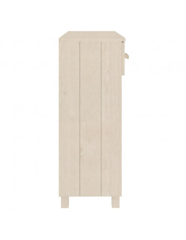 Consolle HAMAR Miele 90x35x90 cm in Legno Massello di Pino