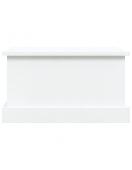 Contenitore Bianco Lucido 50x30x28 cm Legno Multistrato