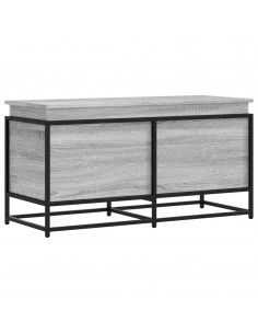 Contenitore con Coperchio Grigio Sonoma 100x40x51,5 Truciolato