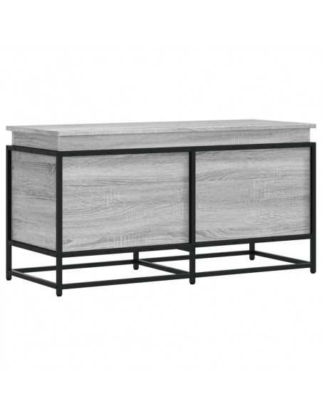 Contenitore con Coperchio Grigio Sonoma 100x40x51,5 Truciolato