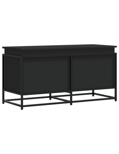 Contenitore con Coperchio Nero 100x40x51,5 cm in Truciolato