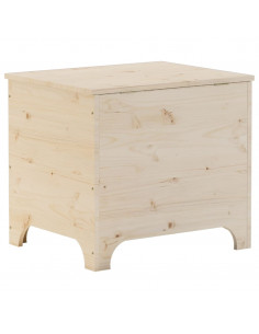 Contenitore con Coperchio RANA 60x49x54 cm Legno Massello Pino