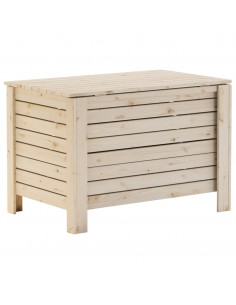 Contenitore con Coperchio RANA 80x49x54 cm Legno Massello Pino