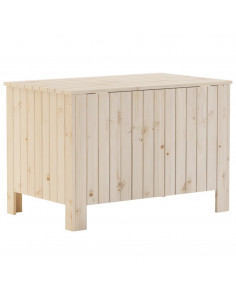 Contenitore con Coperchio RANA 80x49x54 cm Legno Massello Pino
