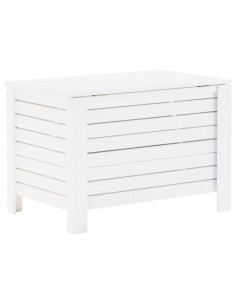 Contenitore con Coperchio RANA Bianco 100x49x54cm Massello Pino