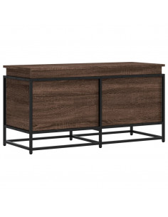 Contenitore con Coperchio Rovere Marrone 100x40x51,5 Truciolato