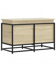 Contenitore con Coperchio Rovere Sonoma 80x40x51,5cm Truciolato