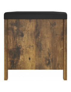 Contenitore con Cuscino Rovere Fumo 105x40x45cm Multistrato