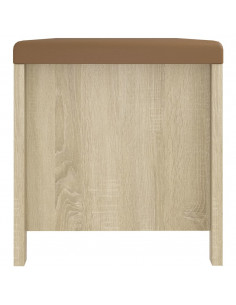 Contenitore con Cuscino Rovere Sonoma 105x40x45cm Multistrato