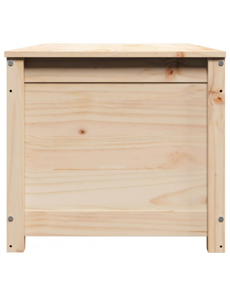 Contenitore Portaoggetti 110x50x45,5 cm Legno Massello Pino