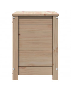 Contenitore Portaoggetti 60x32x45,5 cm Legno Massello Pino
