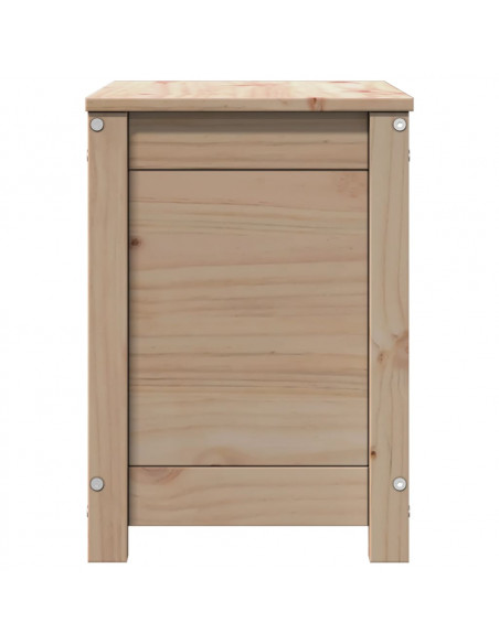 Contenitore Portaoggetti 60x32x45,5 cm Legno Massello Pino