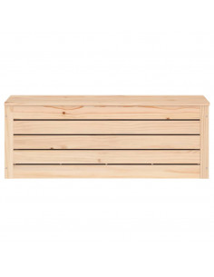Contenitore Portaoggetti 89x36,5x33 cm Legno Massello Pino