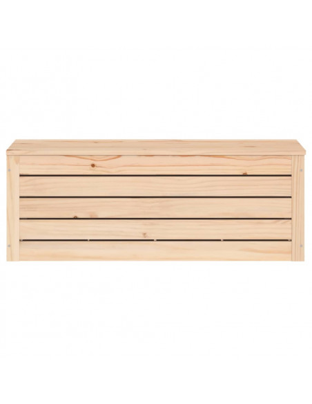 Contenitore Portaoggetti 89x36,5x33 cm Legno Massello Pino