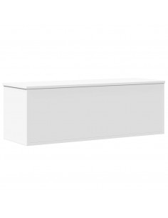 Contenitore Portaoggetti Bianco 102x35x35 cm in Truciolato